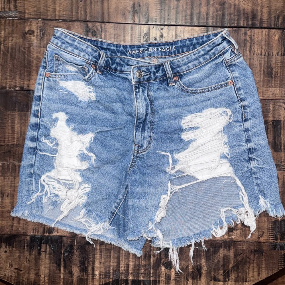 Casual Blue Denim Shorts